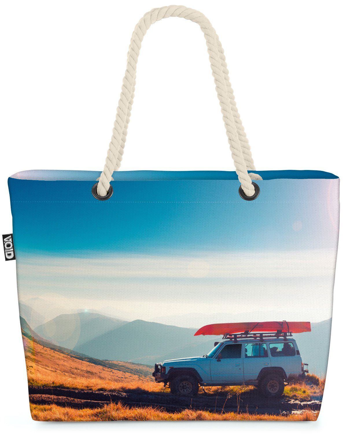 VOID Strandtasche (1-tlg), Geländewagen Ausflug Urlaub Geländewagen Ausflug Urlaub Reisen Safari