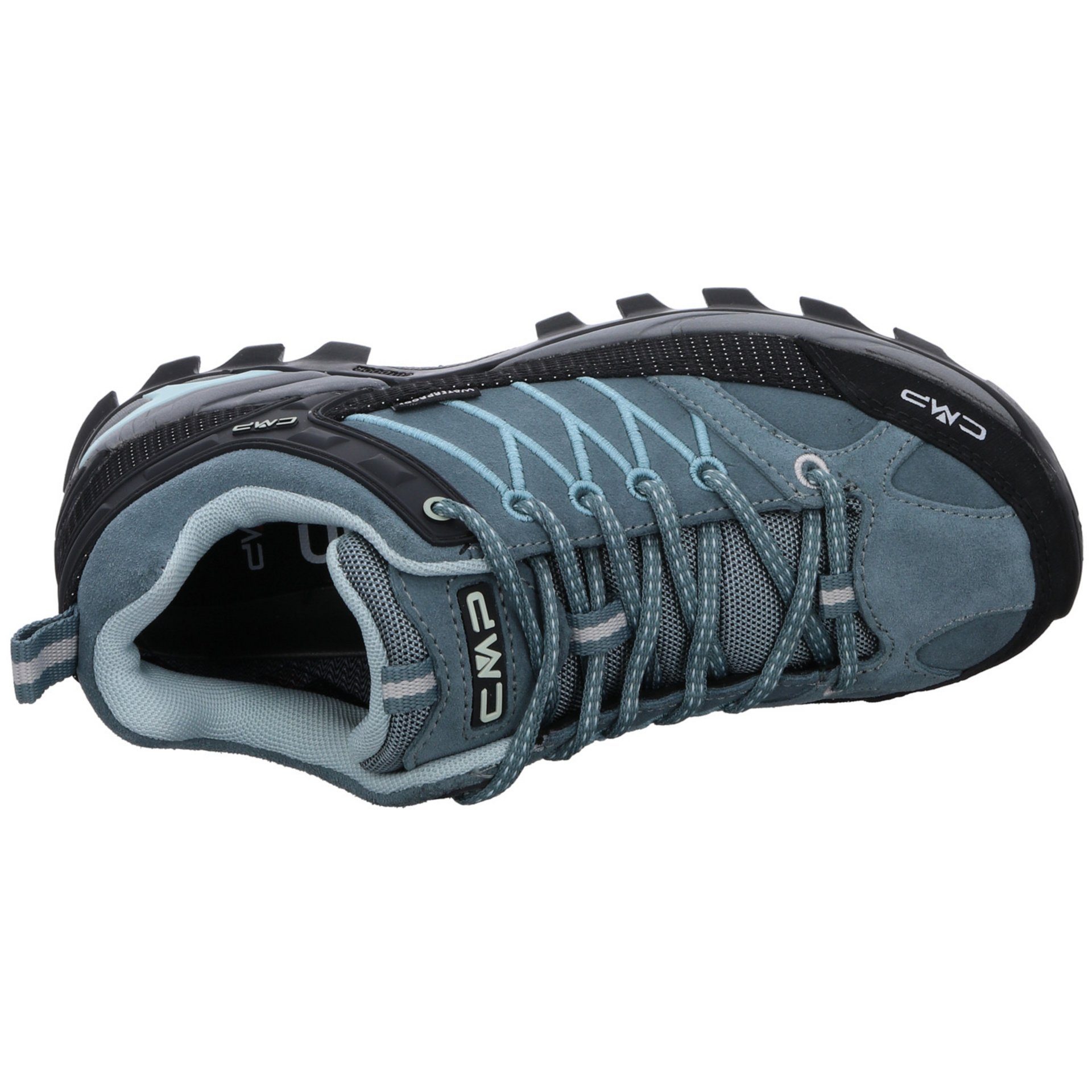 CMP Kombi Outdoorschuh Damen Leder-/Textilkombination Schuhe CAMPAGNOLO Outdoor Rigel Outdoorschuh Low sonst blau