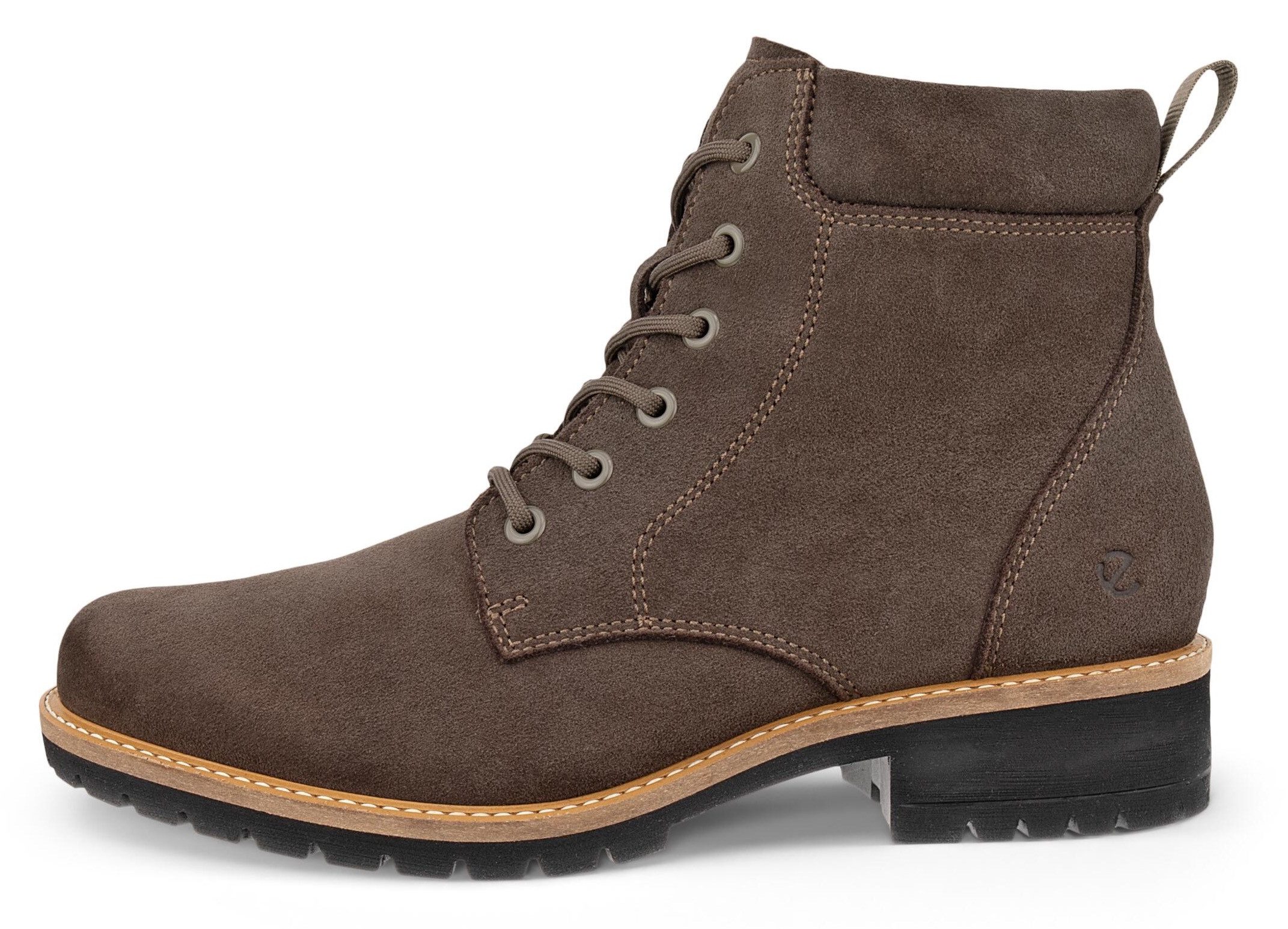 Ecco ELAINA Schnürboots Schnürstiefelette, Boots mit Profilsohle