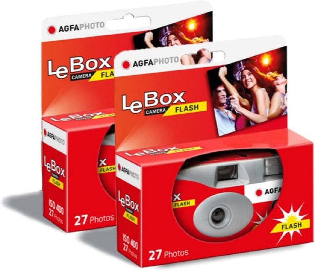 AgfaPhoto 2 x Einwegkamera Agfa Le Box Einwegkamera