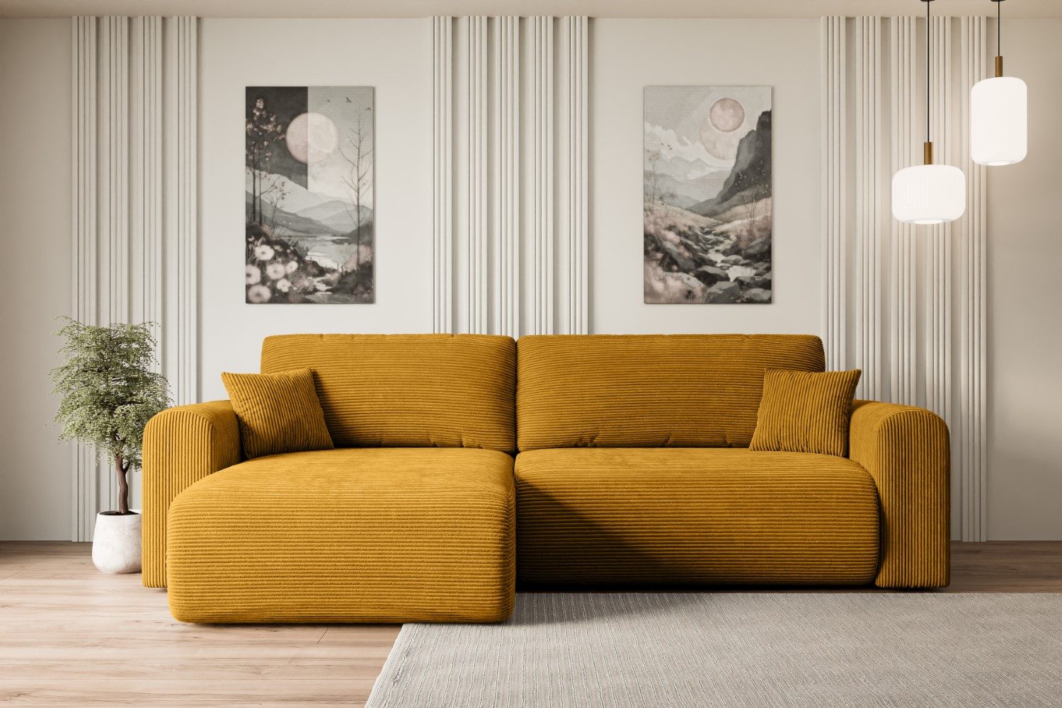 ALTDECOR Ecksofa ORRO-L, Couch mit Schlaffunktion, günstig online kaufen