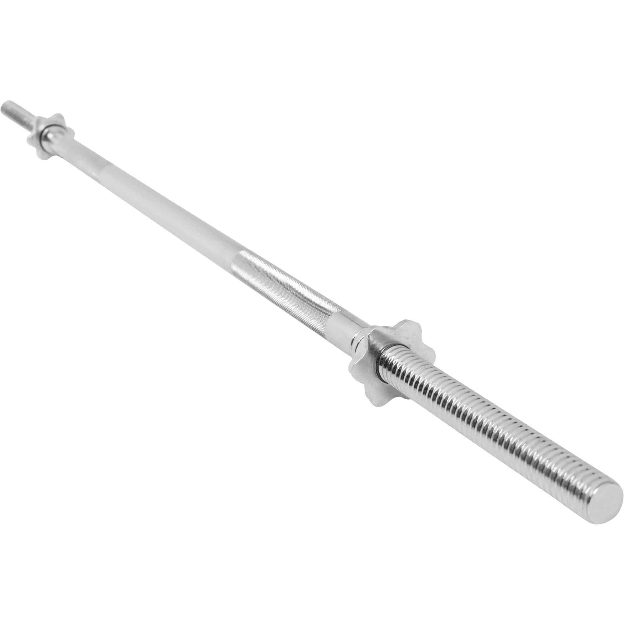 GORILLA SPORTS Langhantelstange Langhantelstange Chrom 150 cm mit Sternverschluss, 150 cm (3-tlg)