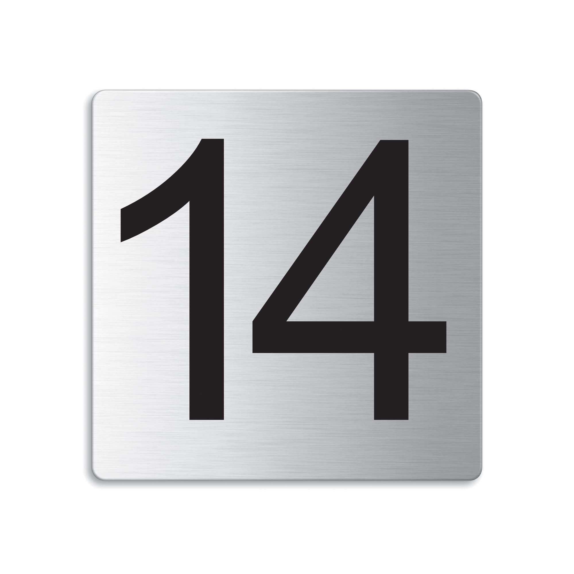 OFFORM DESIGN Hinweisschild Schild Zahl 1-50 für Türen Zimmer Briefkästen 85×85 mm selbstklebend, (1 St)