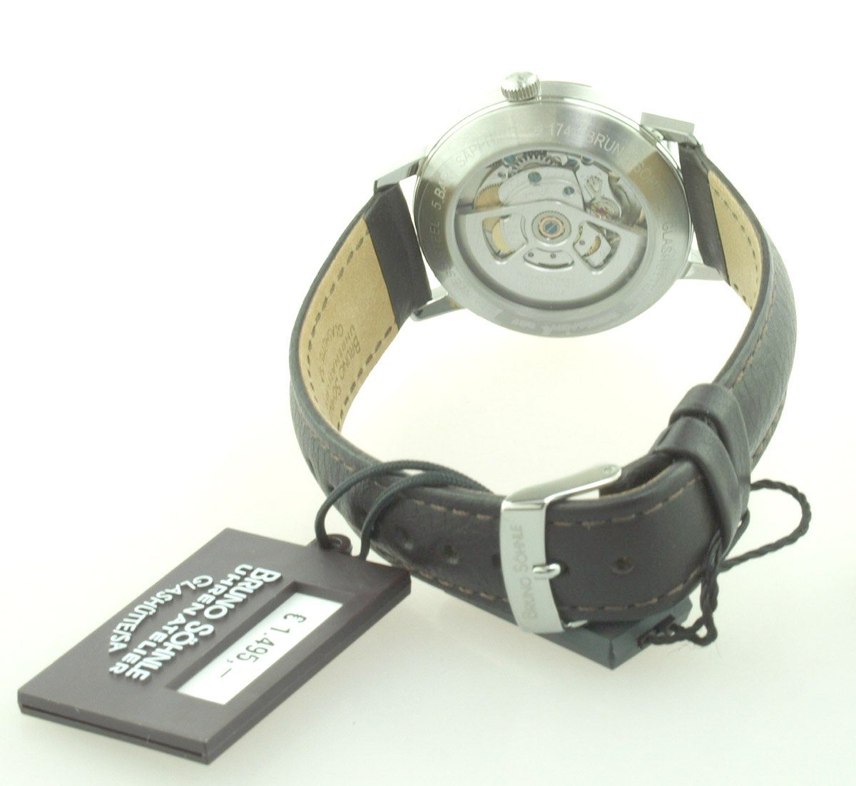 BRUNO SÖHNLE Automatikuhr Damen Uhr Stuttgart II Small Saphirglas Glasboden