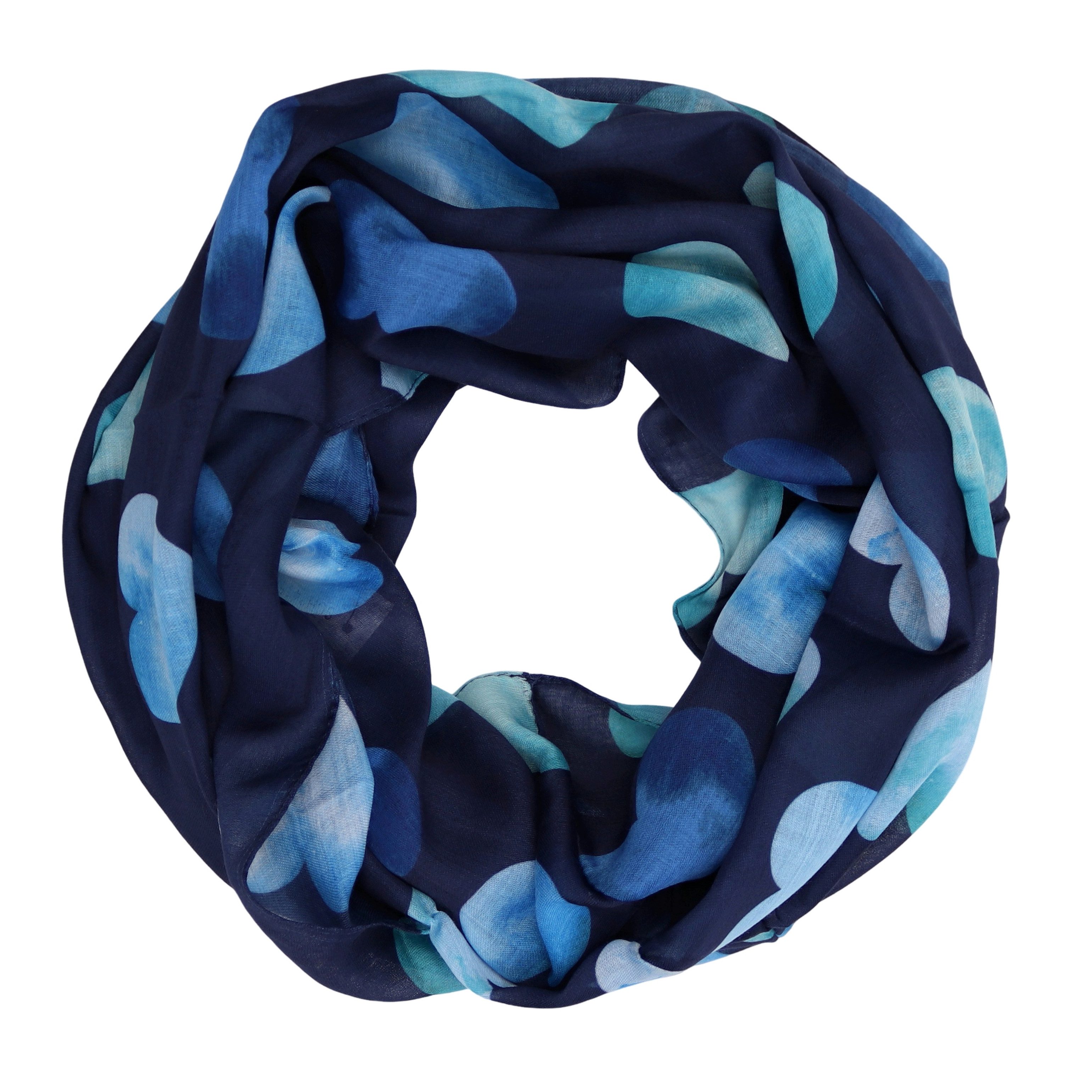 MIRROSI Loop Damen Schal Weich aus 100% Viskose Groß, Schlauchschal, (ca.60x80cm; zweimal um den Hals wickelbar), Damen Halstuch Stola ideal für Frühling,Sommer, Herbst oder Winter