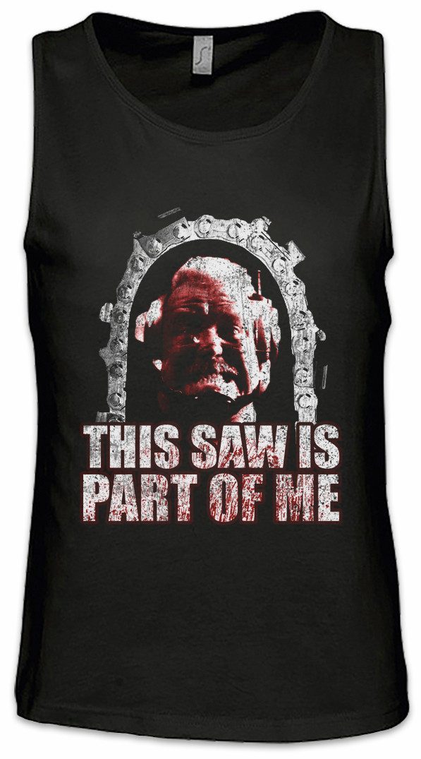 Urban Backwoods Tanktop Buzzsaw Ärmelloses T-Shirt Running Chainsaw Fitness Gym Man Kettensäge Commercial Werbung Science Fiction