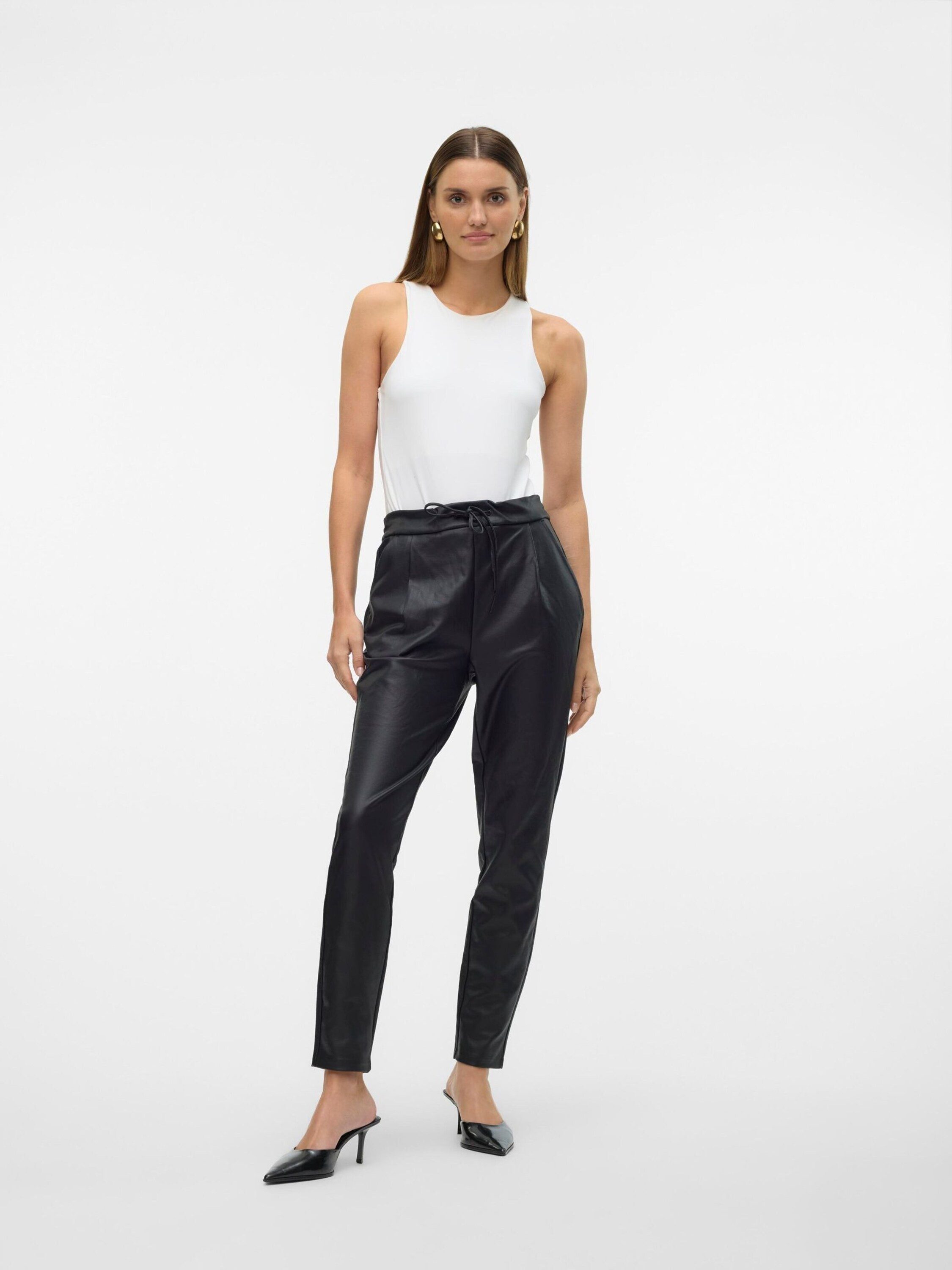 Vero Moda Bundfaltenhose VMEva (1-tlg) Falten