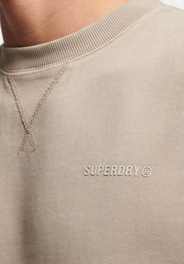 Superdry Sweatshirt Pullover Sweatshirt mit Rundhalsausschnitt