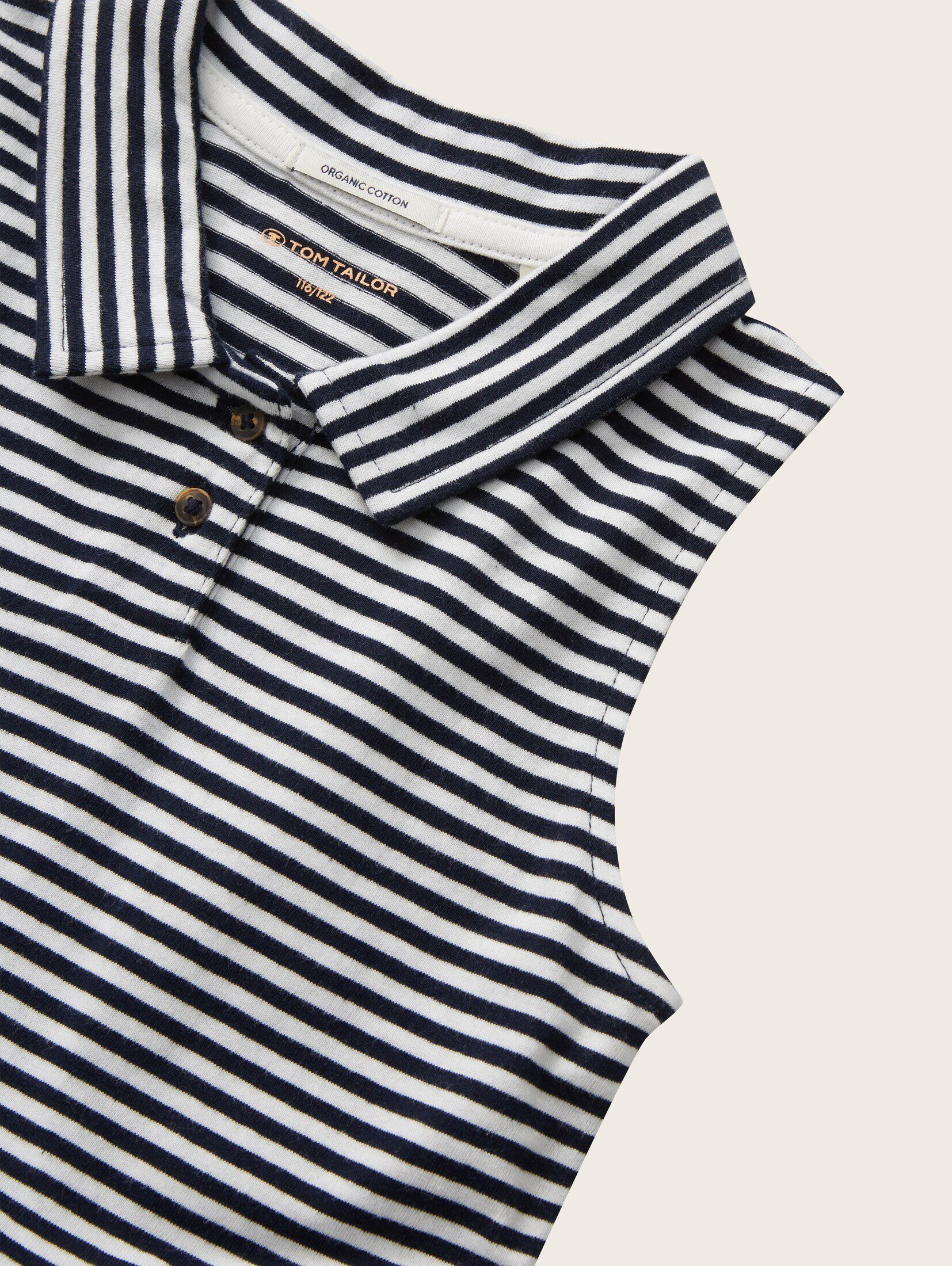 TOM TAILOR Jerseykleid »Gestreiftes Poloshirtkleid« online kaufen | OTTO