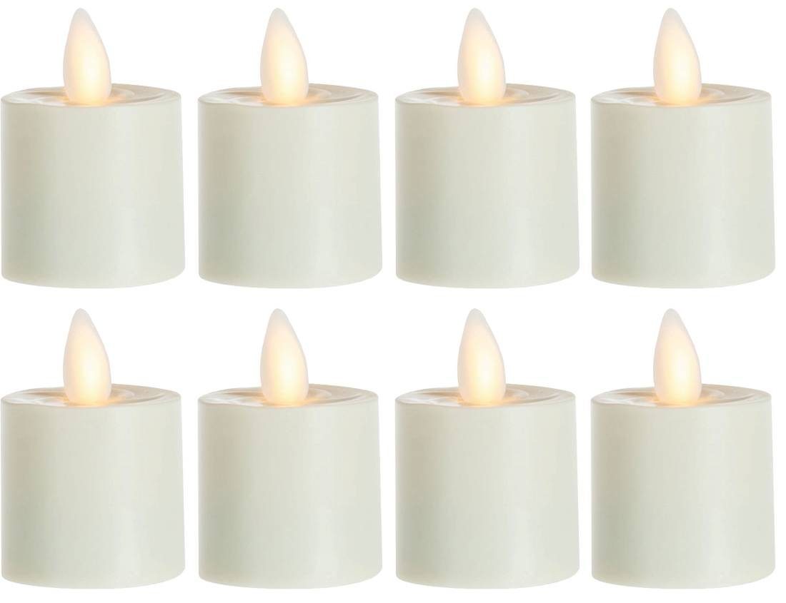 LED-Kerze 8er Set Sompex Flame LED Teelicht