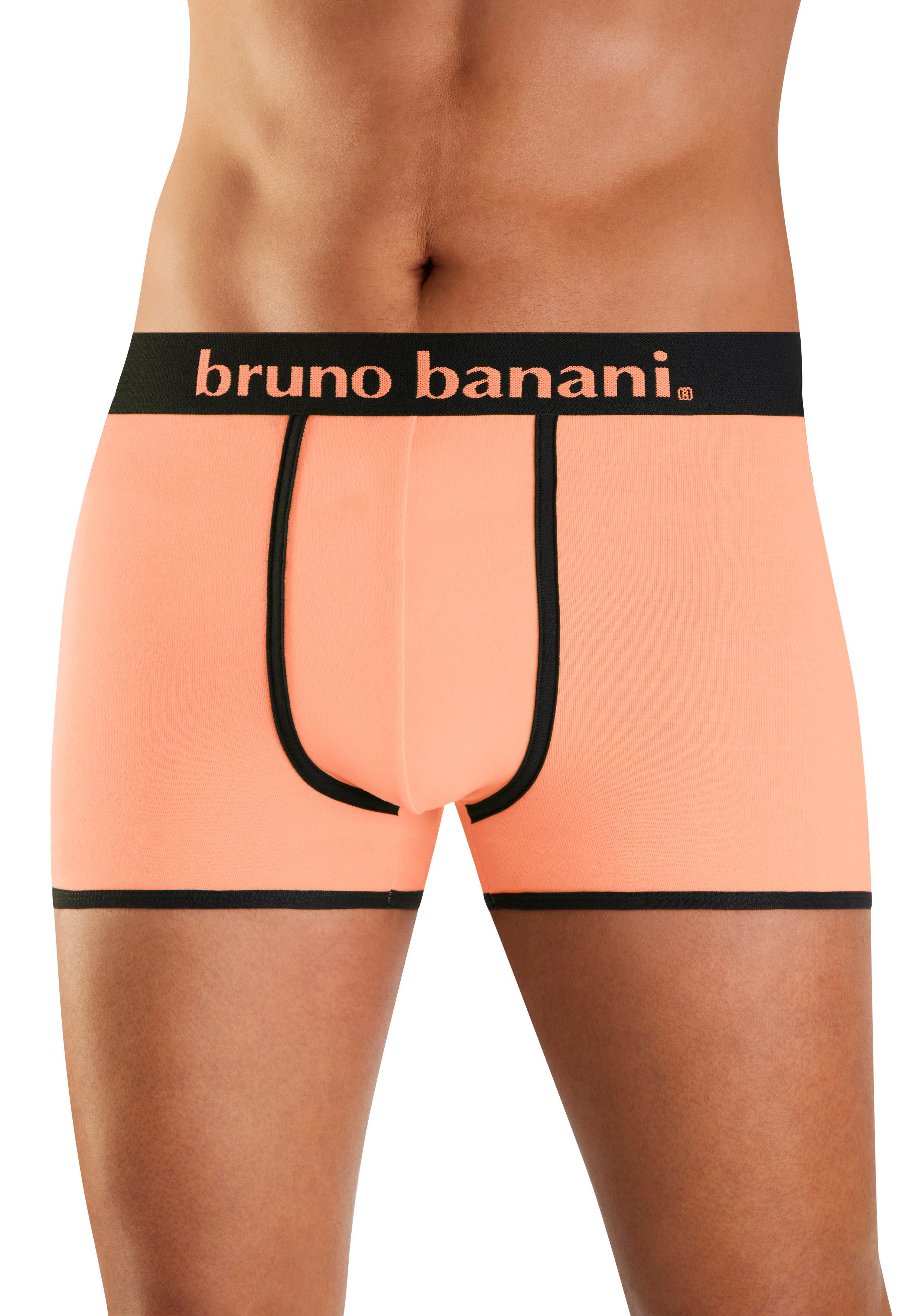 Bruno Banani Boxer Boxershorts für Herren (Packung, 3-St) mit modischen Einfassungen