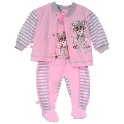 La Bortini Strampler Strampler und Hemdchen Set 2Tlg Baby Anzug 50 56 62 68 74