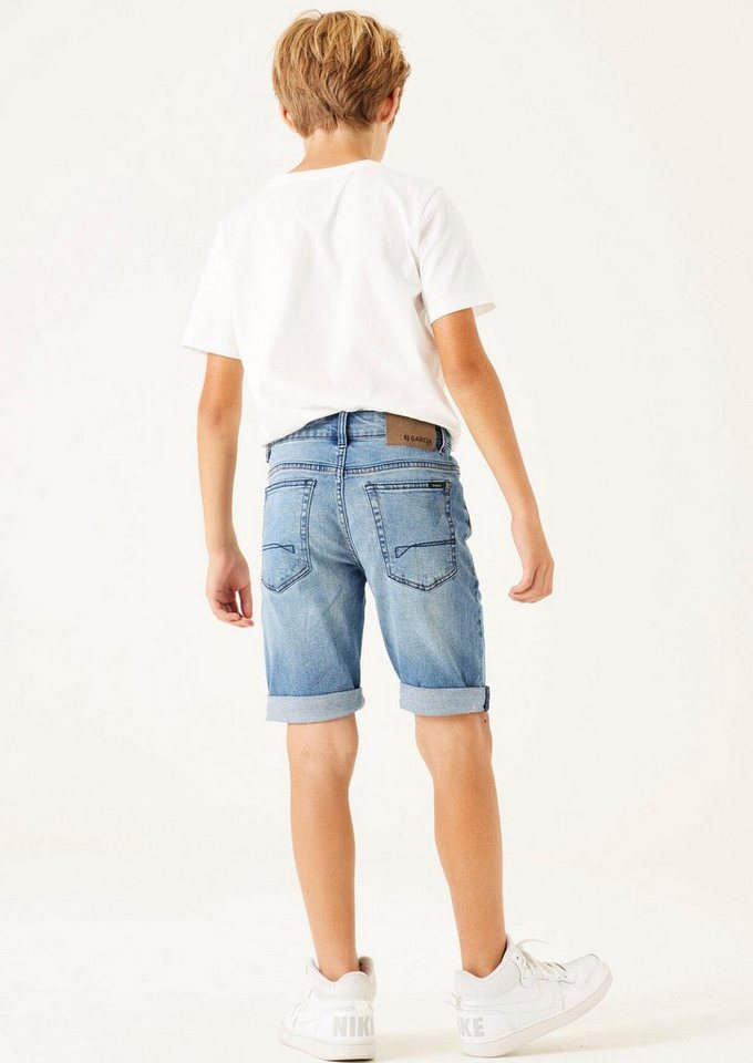 Garcia Jeansshorts Tavio mit Used-Effekten