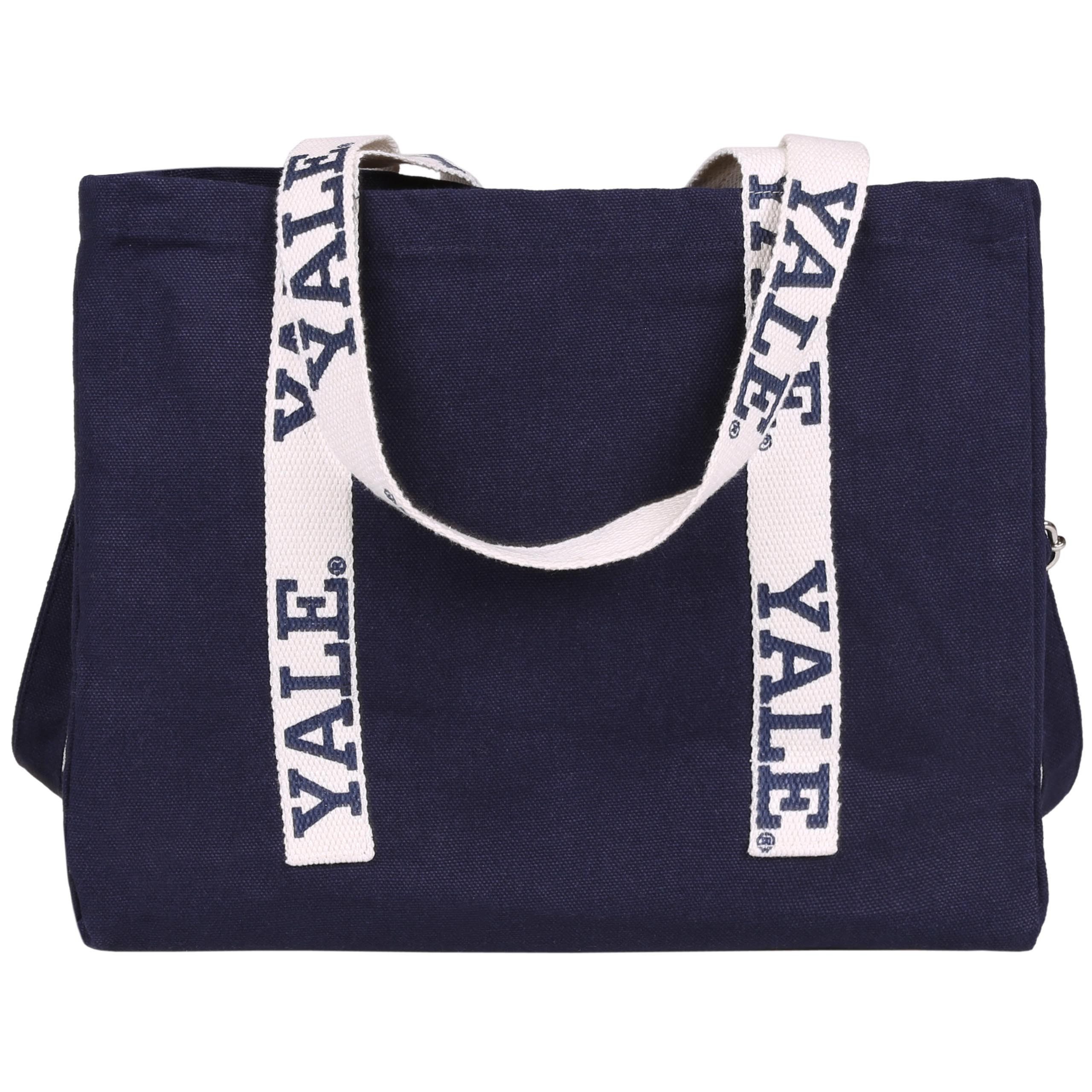 Sarcia.eu Umhängetasche Dunkelblaue Stofftasche aus Baumwolle, Mehrwegtasche Universität Yale