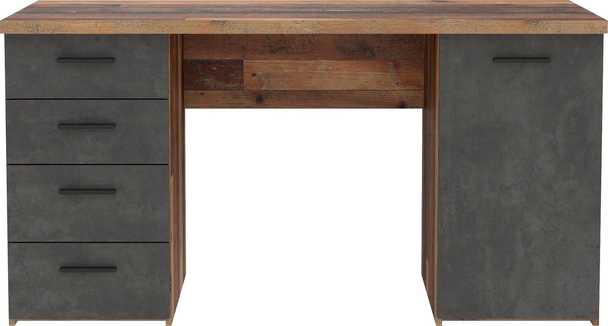 FORTE Schreibtisch Netta, Breite 145 cm, mit Schubladen günstig online kaufen