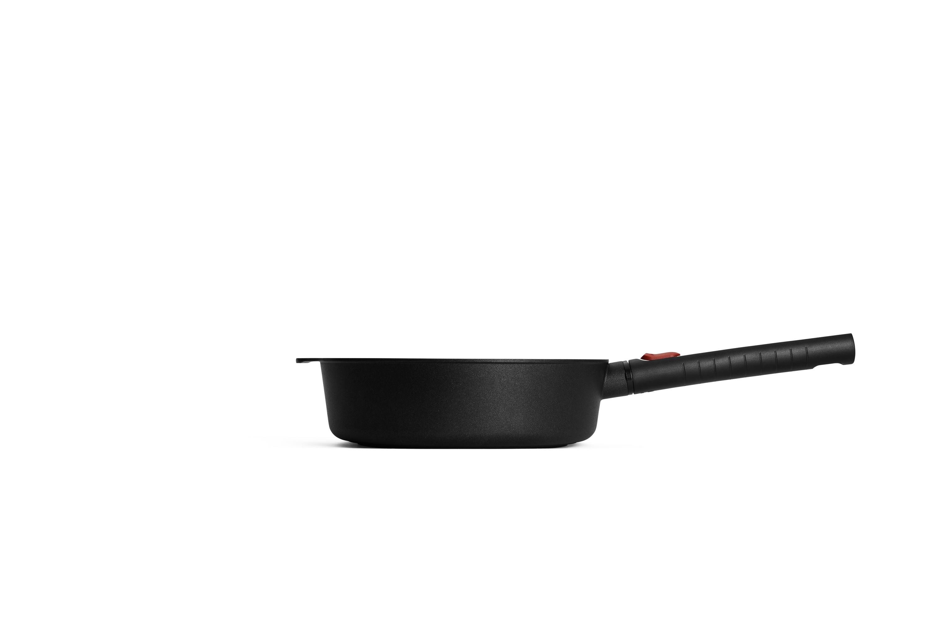 WOLL MADE IN GERMANY Schmorpfanne Eco Logic QXR, Aluminiumguss, PFAS-frei, Ø 24 cm, Induktion