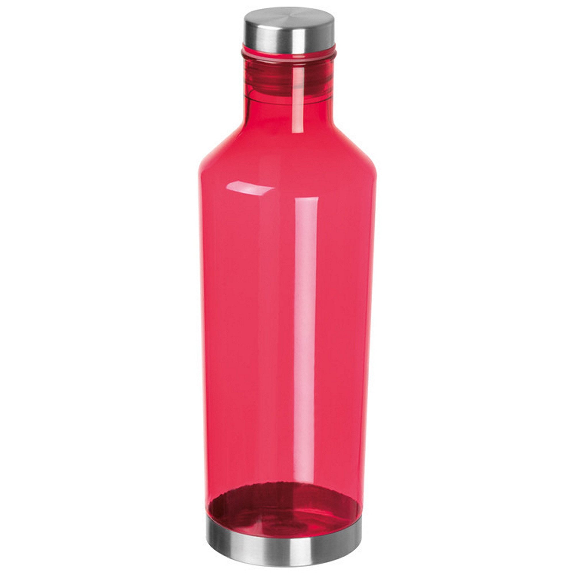 Livepac Office Trinkflasche Transparente Trinkflasche aus Tritan / 800ml / Farbe: rot