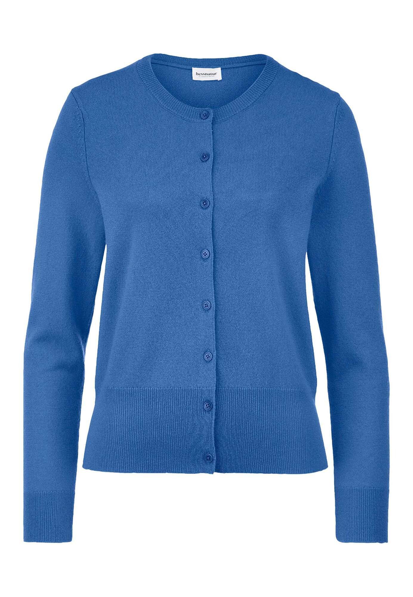 Hessnatur Strickjacke aus reinem Cashmere (1-tlg)