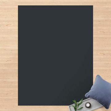 Teppich Vinyl Wohnzimmer Schlafzimmer Flur Küche Einfarbig modern, Bilderdepot24, rechteckig - grau glatt, nass wischbar (Küche, Tierhaare) - Saugroboter & Bodenheizung geeignet
