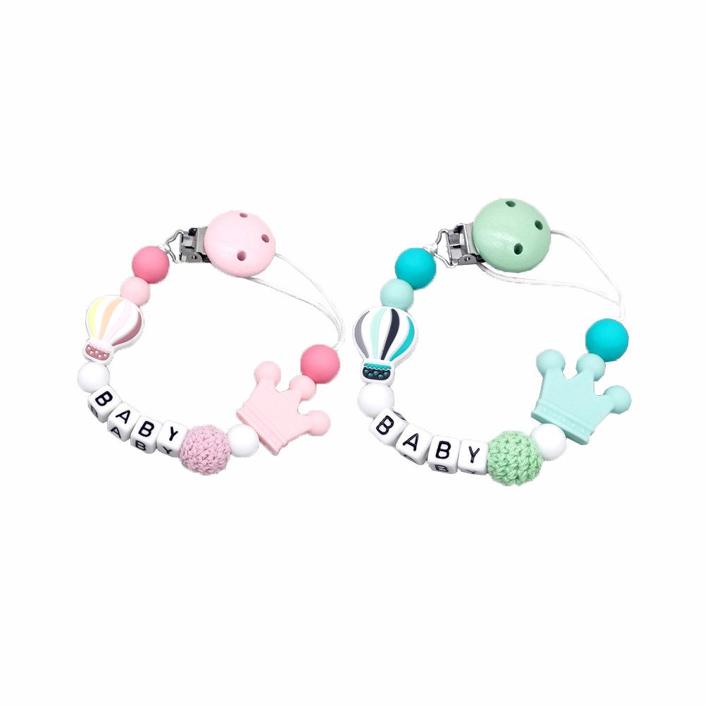 Schnullerbefestigung Baby Schnullerkette , Silikon Schnullerclip