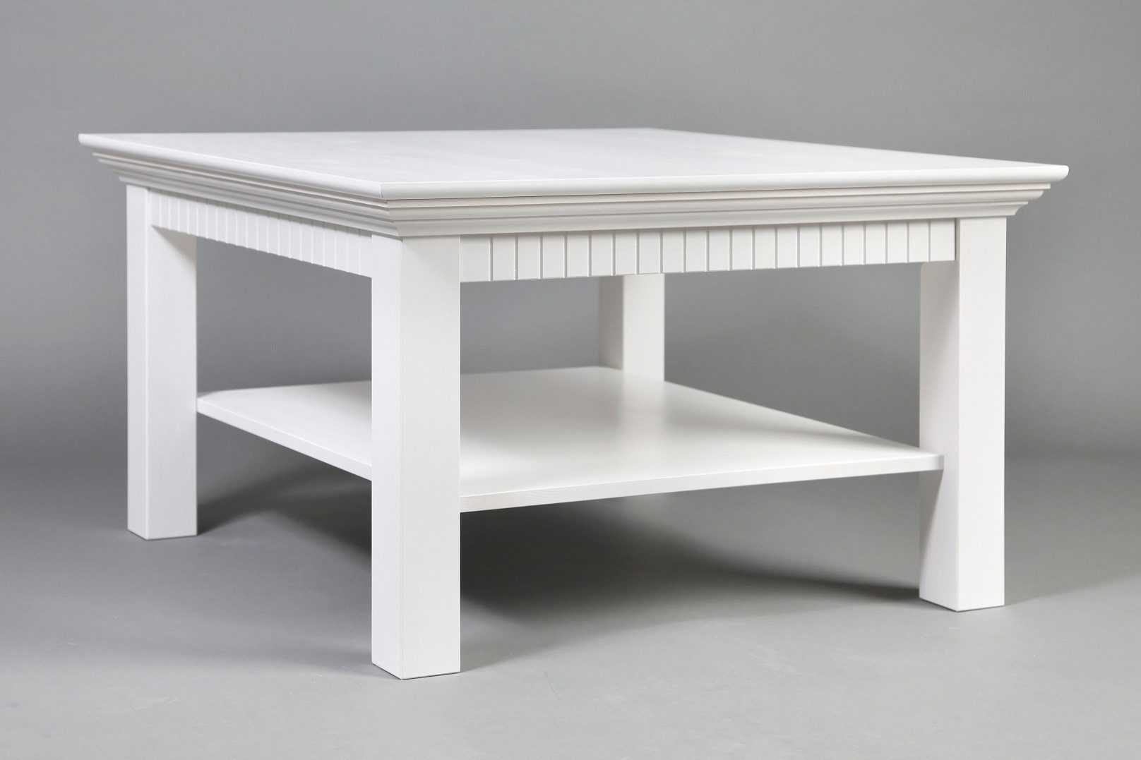 Clever-Moebel Couchtisch Couchtisch im Landhausstil, 76x76 günstig online kaufen