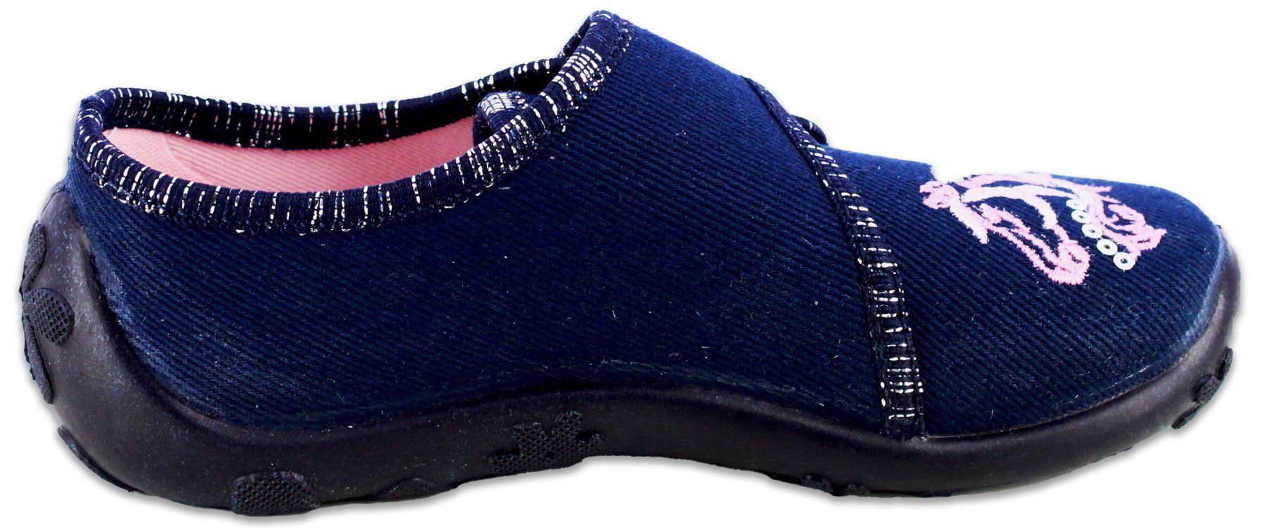 Beck Hausschuh Romantic Hausschuh (atmungsaktive Materialien, für