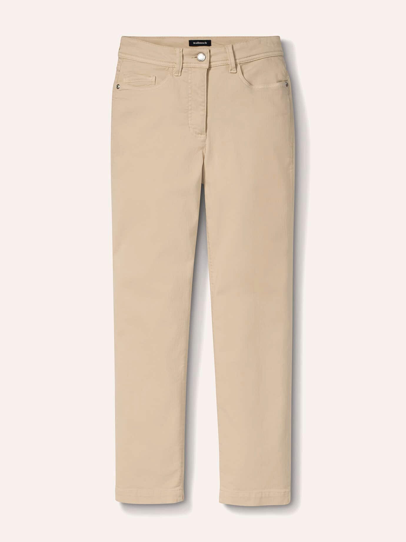 Walbusch Stretch-Jeans Damen 7/8-Stretchjeans Premium Klima Regular fit Coolmax®-Gewebe, atmungsaktiv, pflegeleicht, trocknergeeignet
