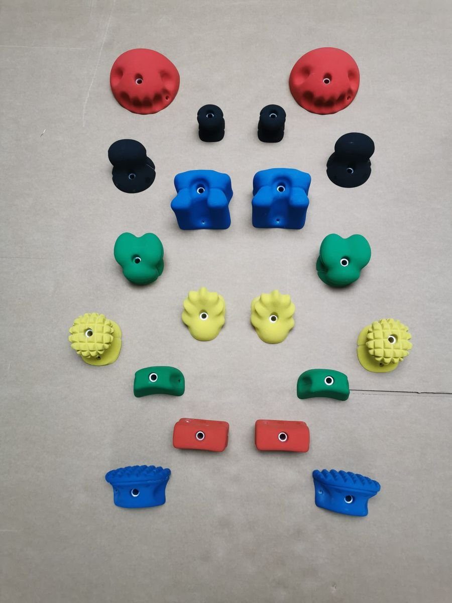 Kletterwand Therapie-Klettergriff-Set Deluxe - KS Klettergriffe