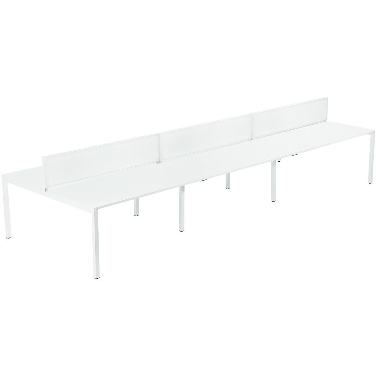 PAPERFLOW Doppelschreibtisch, mit ABS-Kanten, 8-Fuß