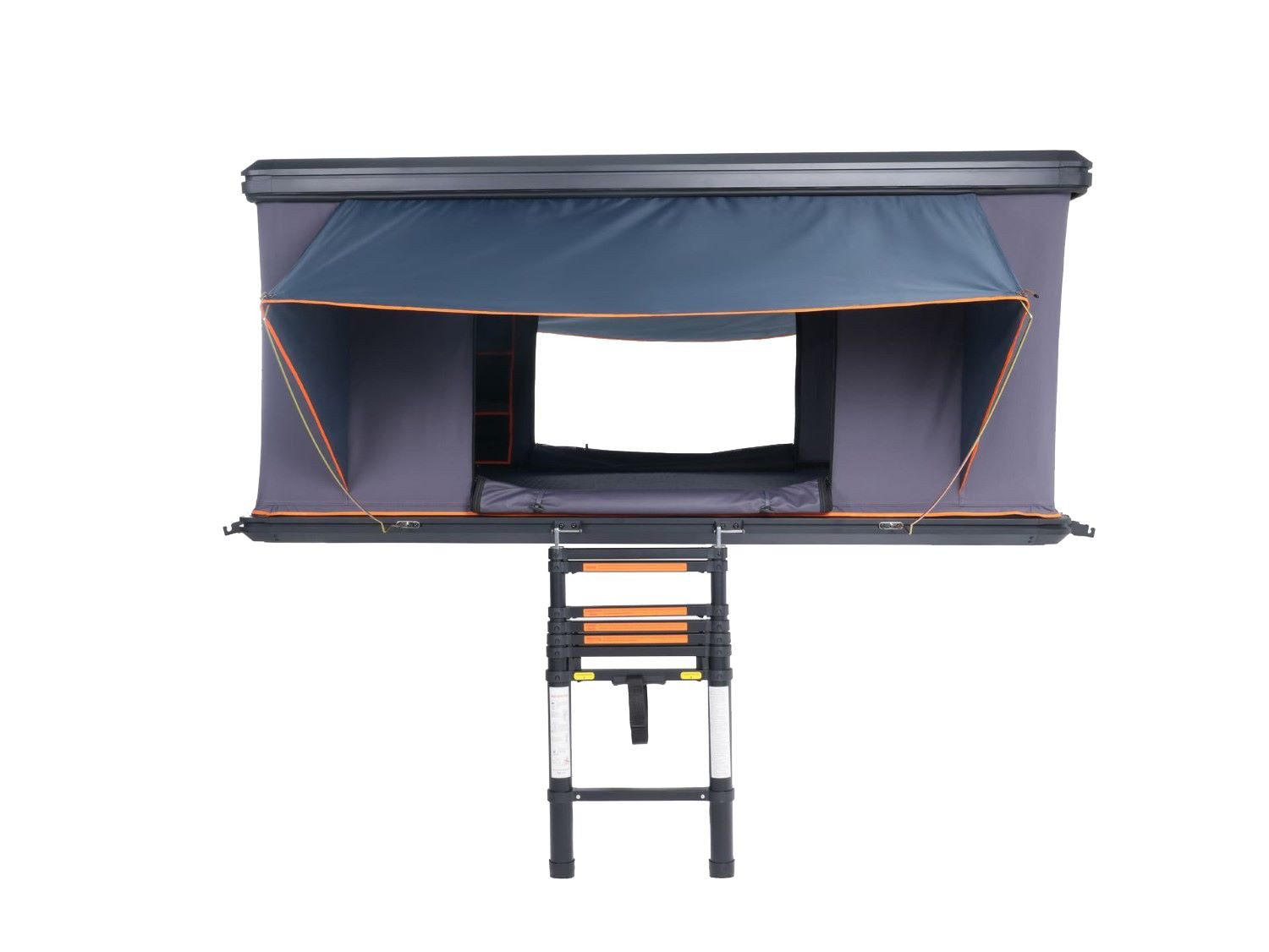 bene living Dachzelt Aluminium Dachzelt AeroSummit Lift #1 by Camper's Delight, Personen: 2, inkl. Matratze, Vorzelte an der Seite und Leiter