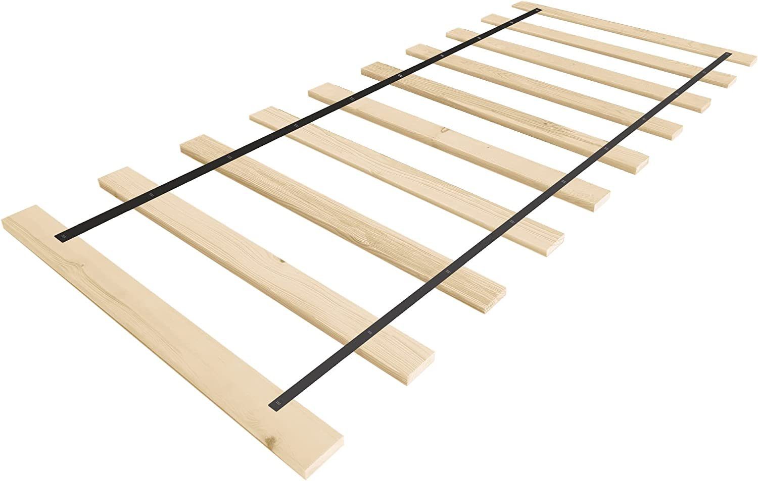 Lattenrost »Extra starker Bettrost Lattenrost Holzlatten«, sunnypillow, Fußteil Basic 10 Latten, Basic 200 cm (2x100cm) x 200cm - 10 Latten