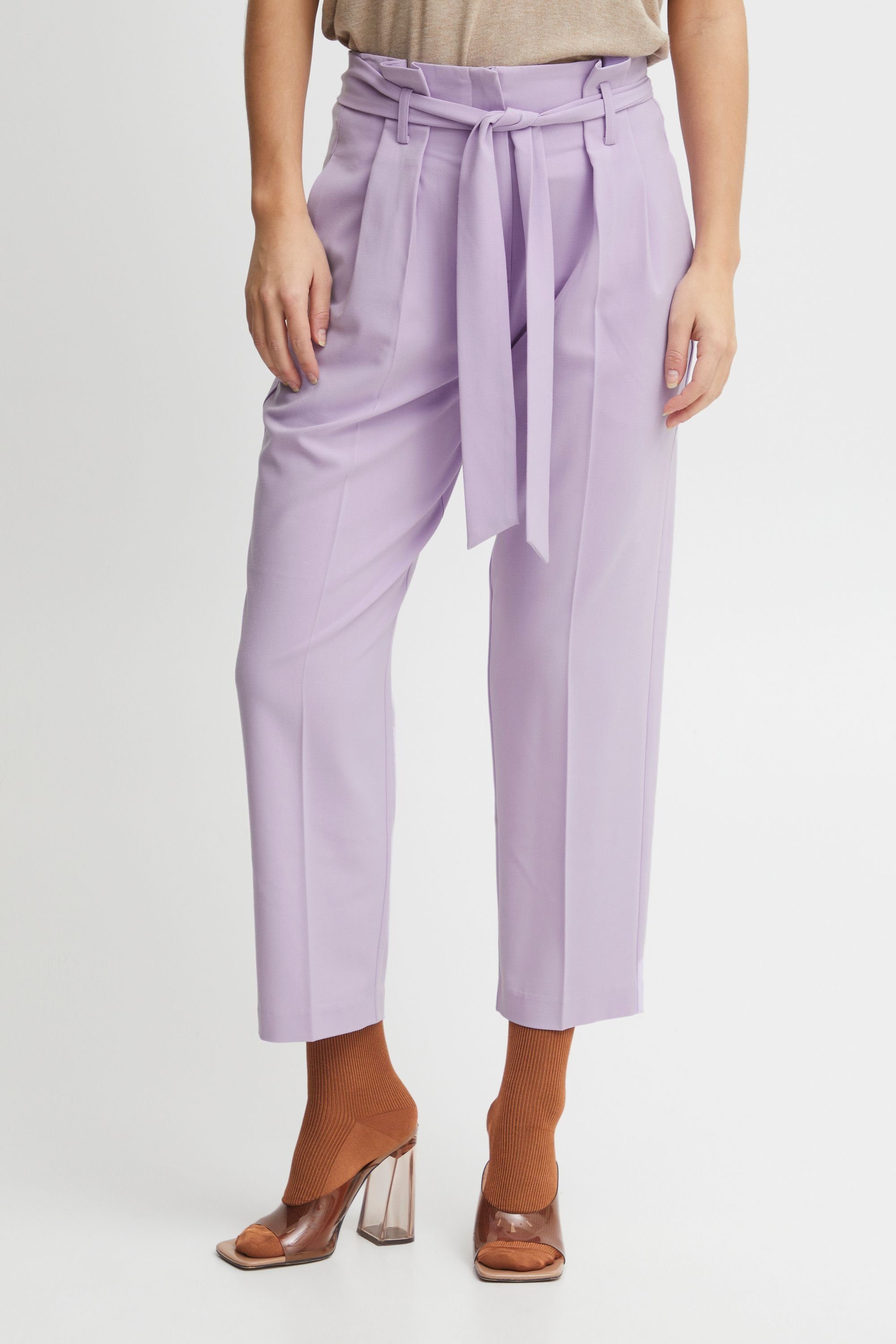 b.young Stoffhose BYDANTA BELT PANTS - 20812656 Purple Rose (153716)