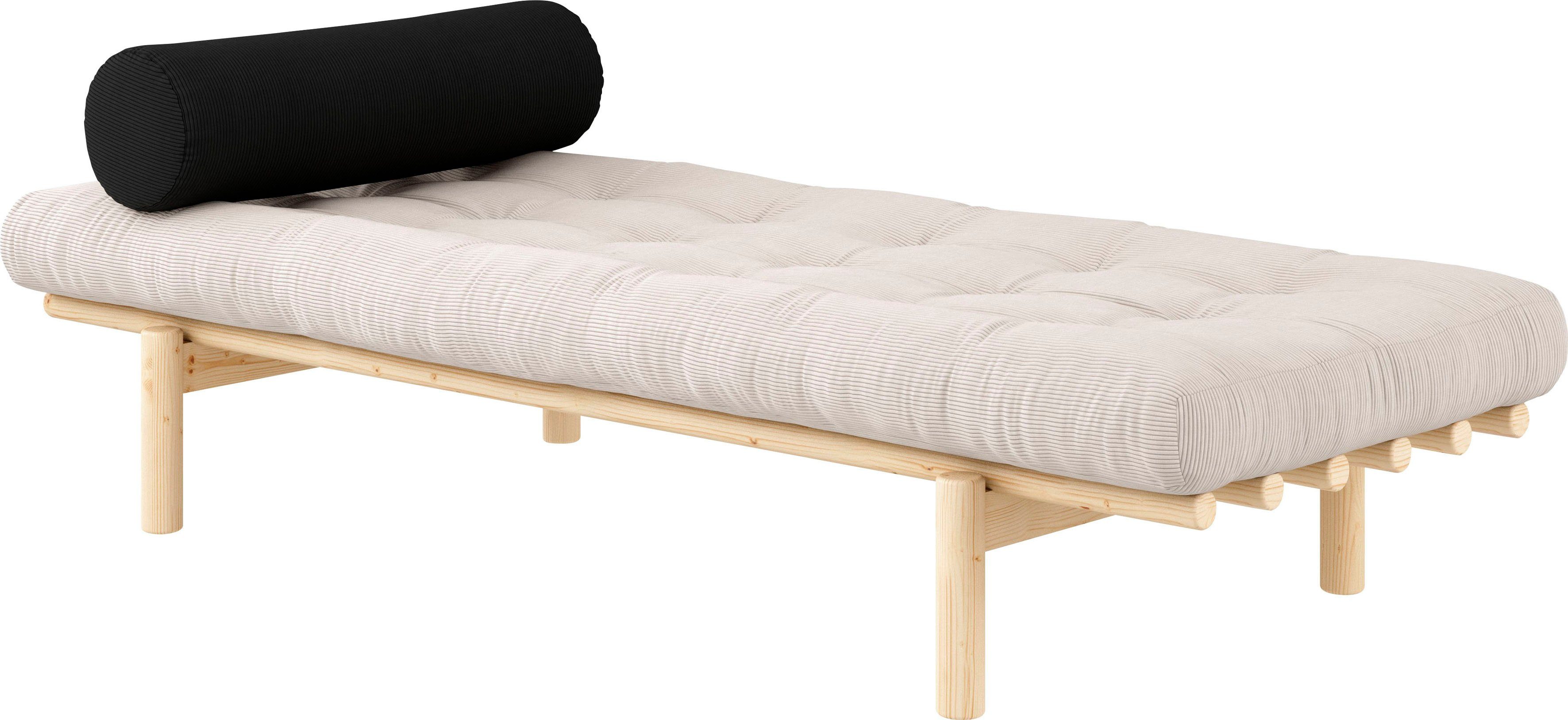 aus Next, Elfenbein inkl. Kiefernholz, Futonmatratze und Design Kissen Daybed massiven Karup