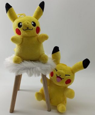 Tomy® Kuscheltier Pokemon Kuscheltier Pokemon Pikachu Kuscheltier XXL 25 cm (1-St), Super weicher Plüsch Stofftier Kuscheltier für Kinder zum spielen