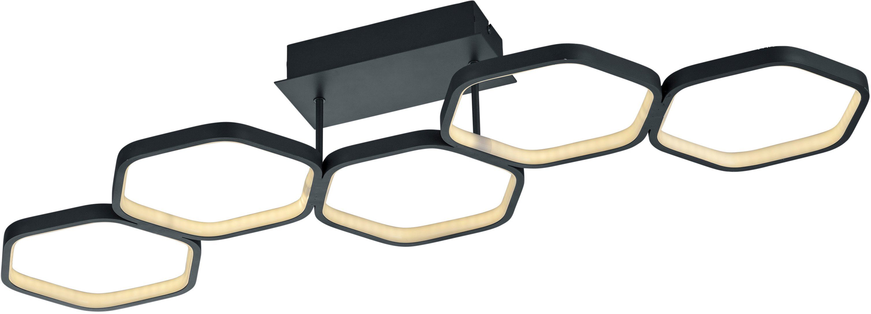 Reality Leuchten LED Deckenleuchte Vigo, LED fest integriert, Warmweiß, dim günstig online kaufen