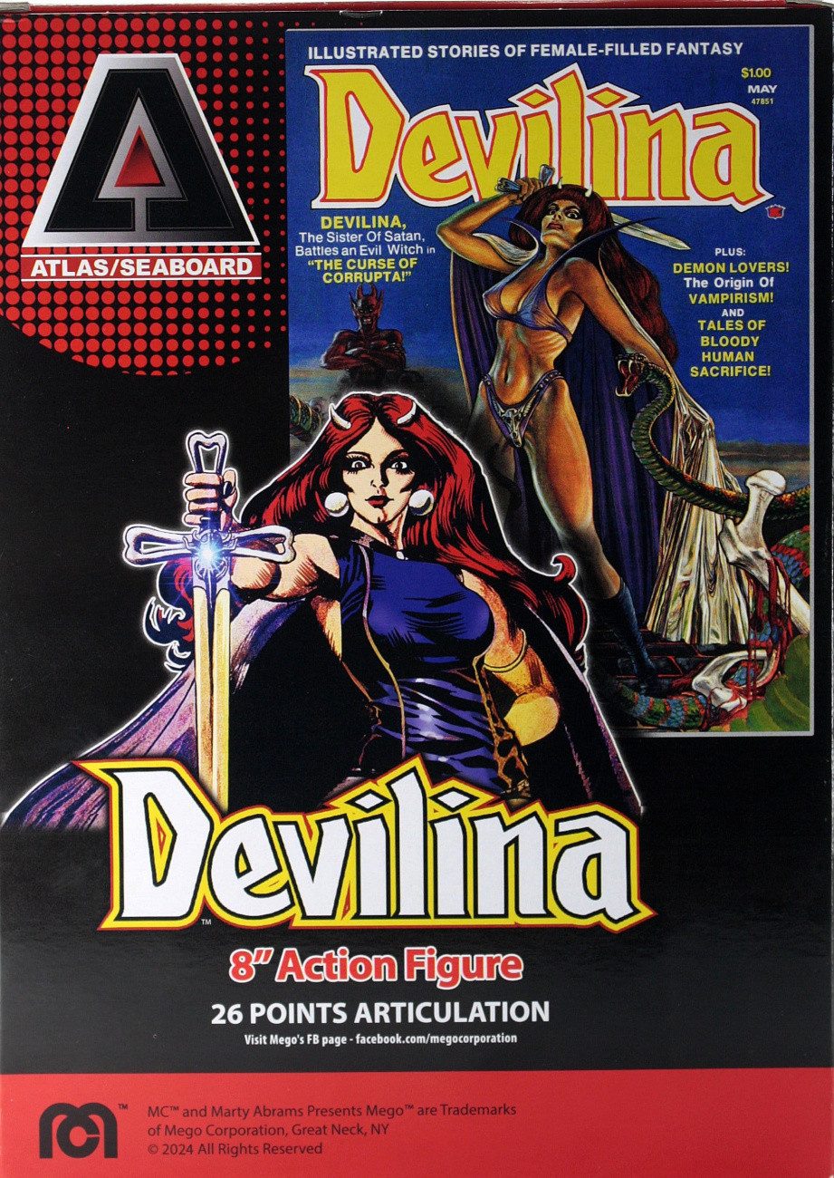 Mego Actionfigur Atlas Comics Actionfigur Devilina 20 cm