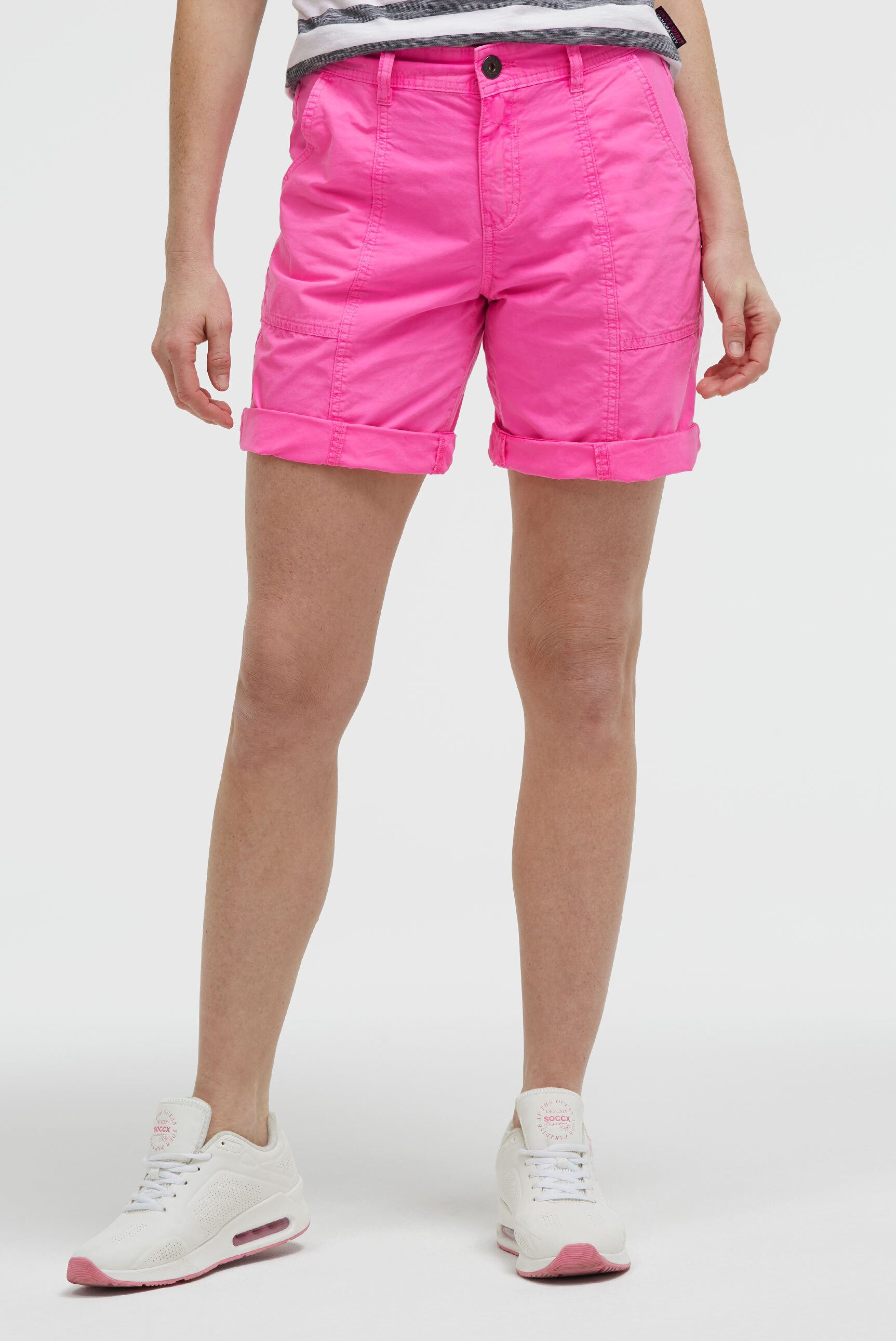 SOCCX Shorts mit Turn-Up-Saum