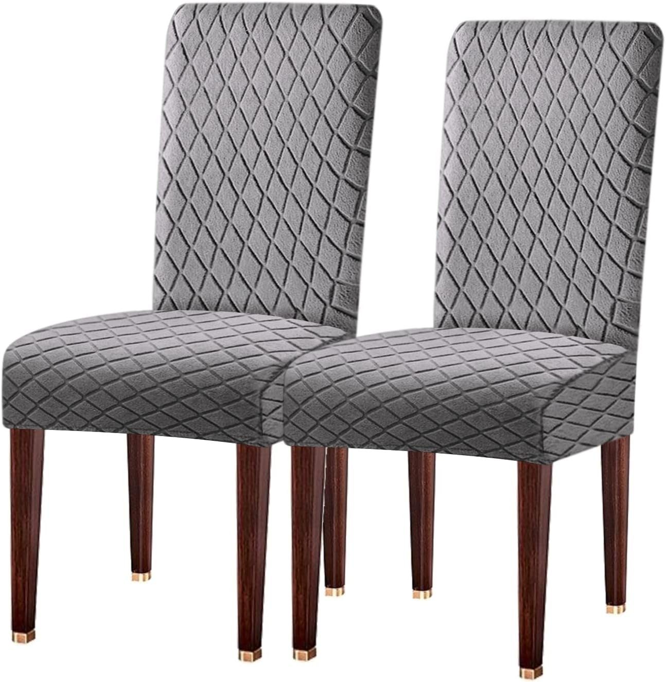 Coonoor Stuhlhusse geschwungener Stuhlbezug,Elastischer Jacquard-Esszimmers günstig online kaufen