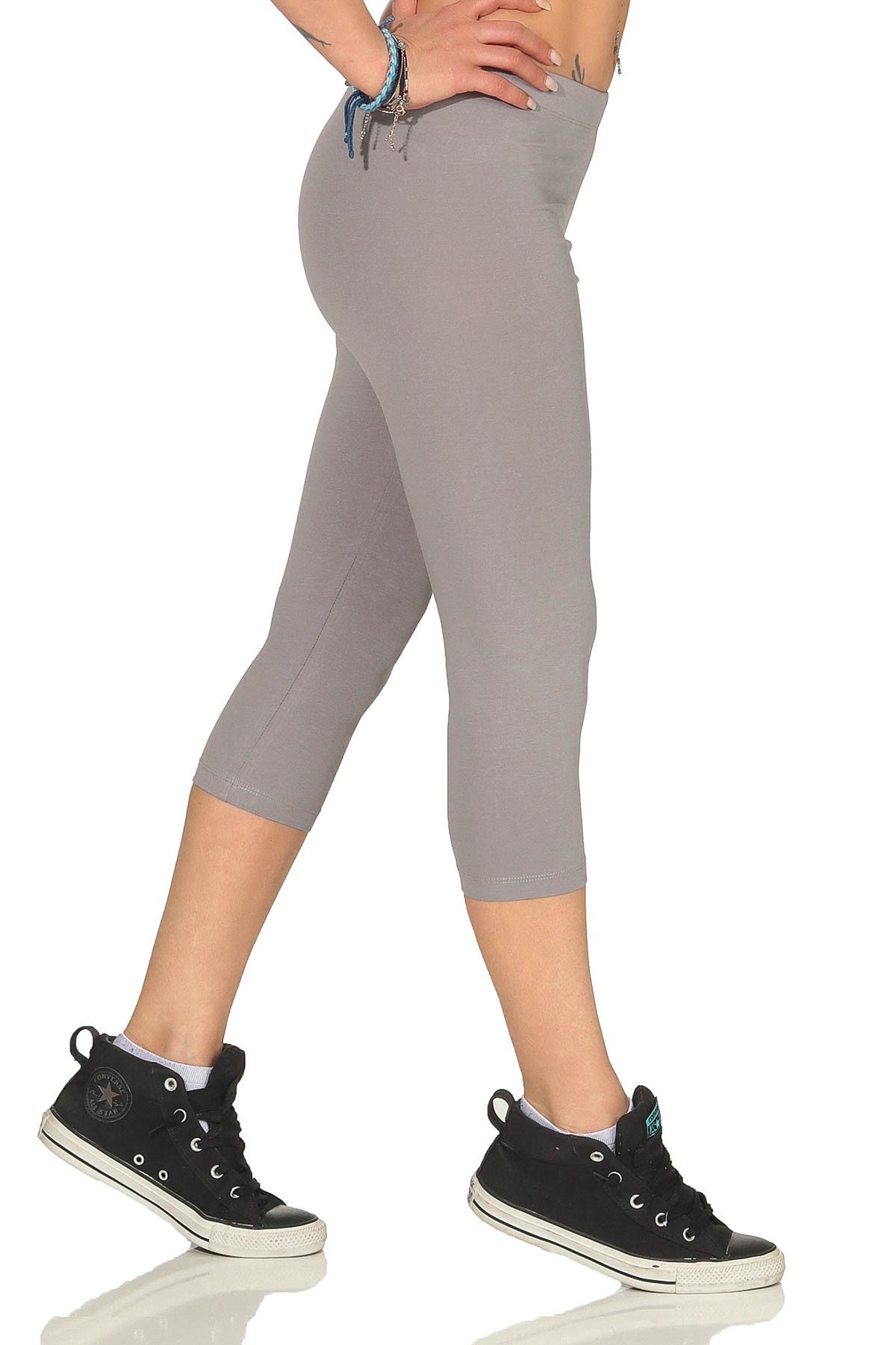 Mellice 3/4-Leggings Damen 3/4 Capri Leggings günstig online kaufen