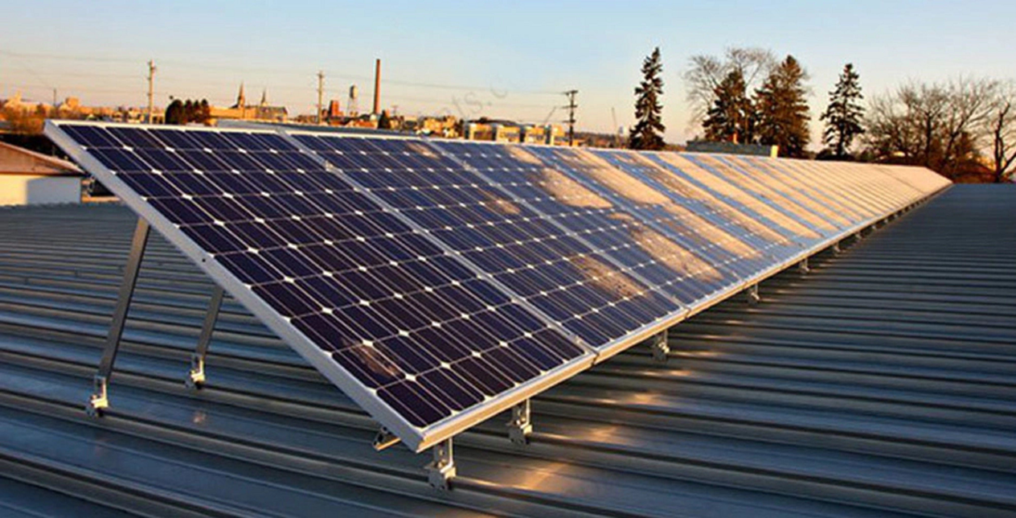 TRANGO Solarmodul-Halterung, (Vario verstellbare Aluminium Solarmodul Halterung für Flachdach, Wand, Boden, Boot, Wohnmobil usw. Universal-Aufstelle mit stufenlos einstellbar Neigungswinkel 10-60° - Solarpanel Befestigung, für jede Flache Oberfläche, netzunabhängige Systeme, nur Halterung)