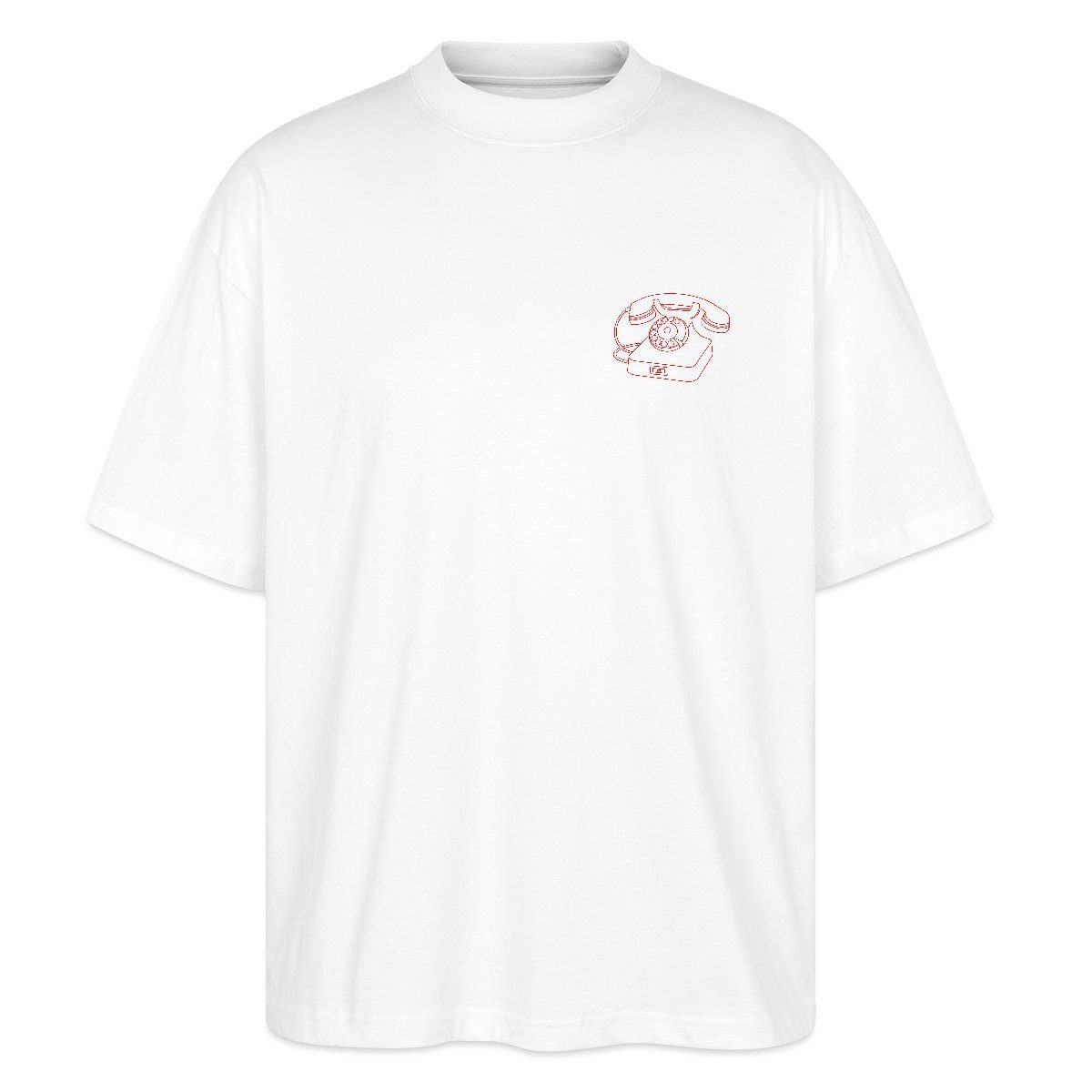 Spreadshirt T-Shirt Die Drei Fragezeichen Vierte Detektivin Telefon Verstärker Oversize Un (1-tlg)