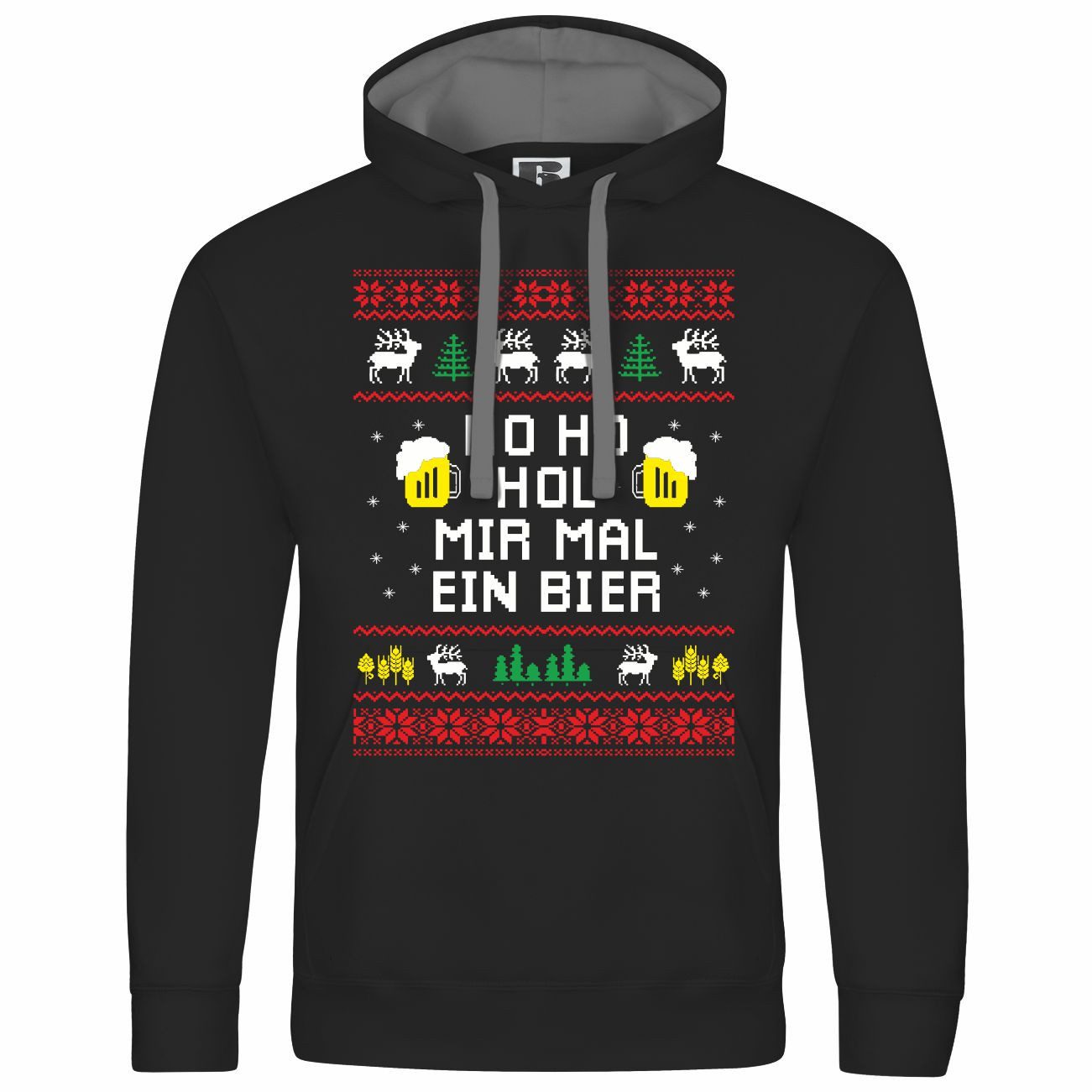 deinshirt Kapuzenpullover Herren Kapuzenpullover HO HO günstig online kaufen