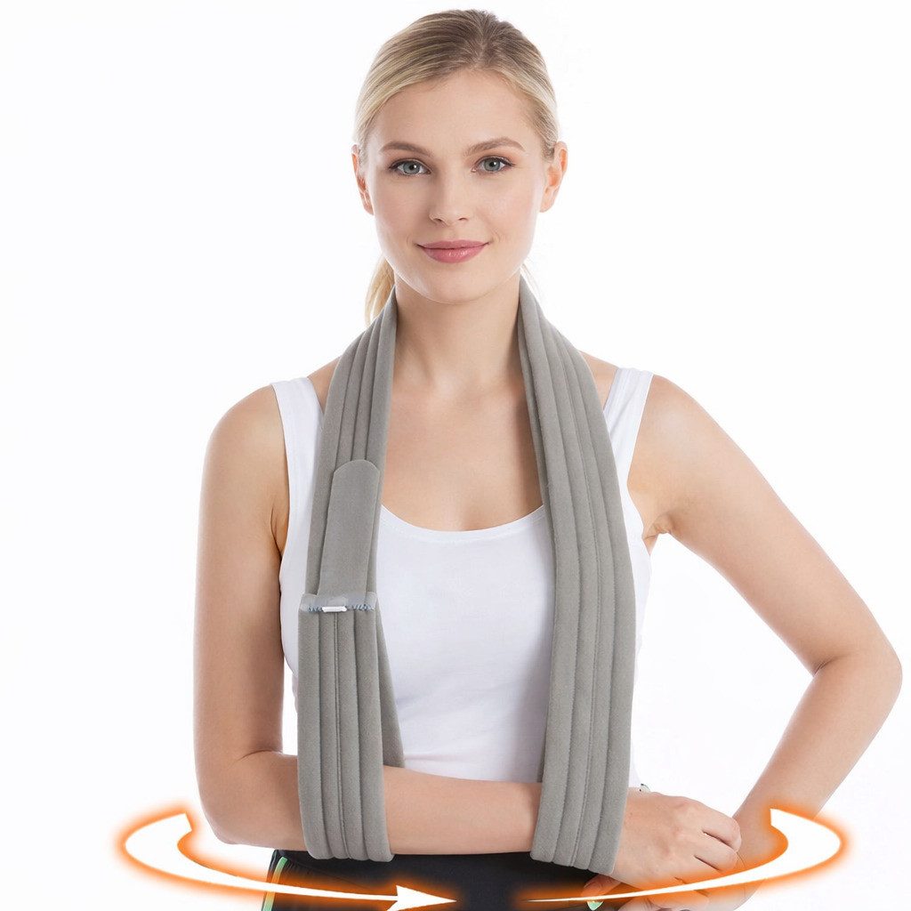 COOL-i ® Stützbandage Verstellbare Armschlinge mit Schultergurt, zuschneidbar, Leicht & Atmungsaktiv, Armstütze für Alltag & Unterstützung