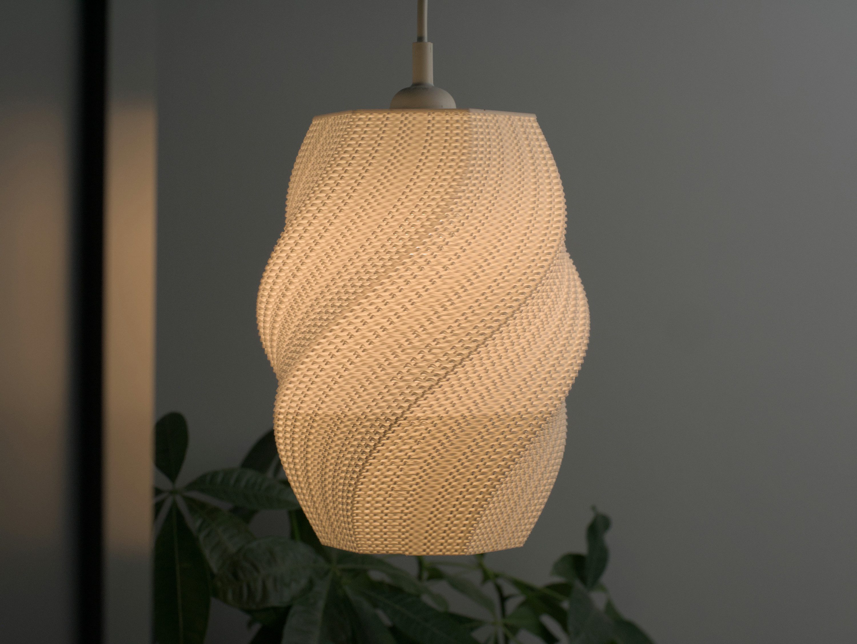 Roomberry Pendelleuchte Pendelleuchte Spirale, Lampenschirm inkl. E27 Deckenfassung, ohne Leuchtmittel, je nach Leuchtmittel individuell wählbar, geeignet für E27 Pendelleuchten - Hängelampen - Deckenlampen