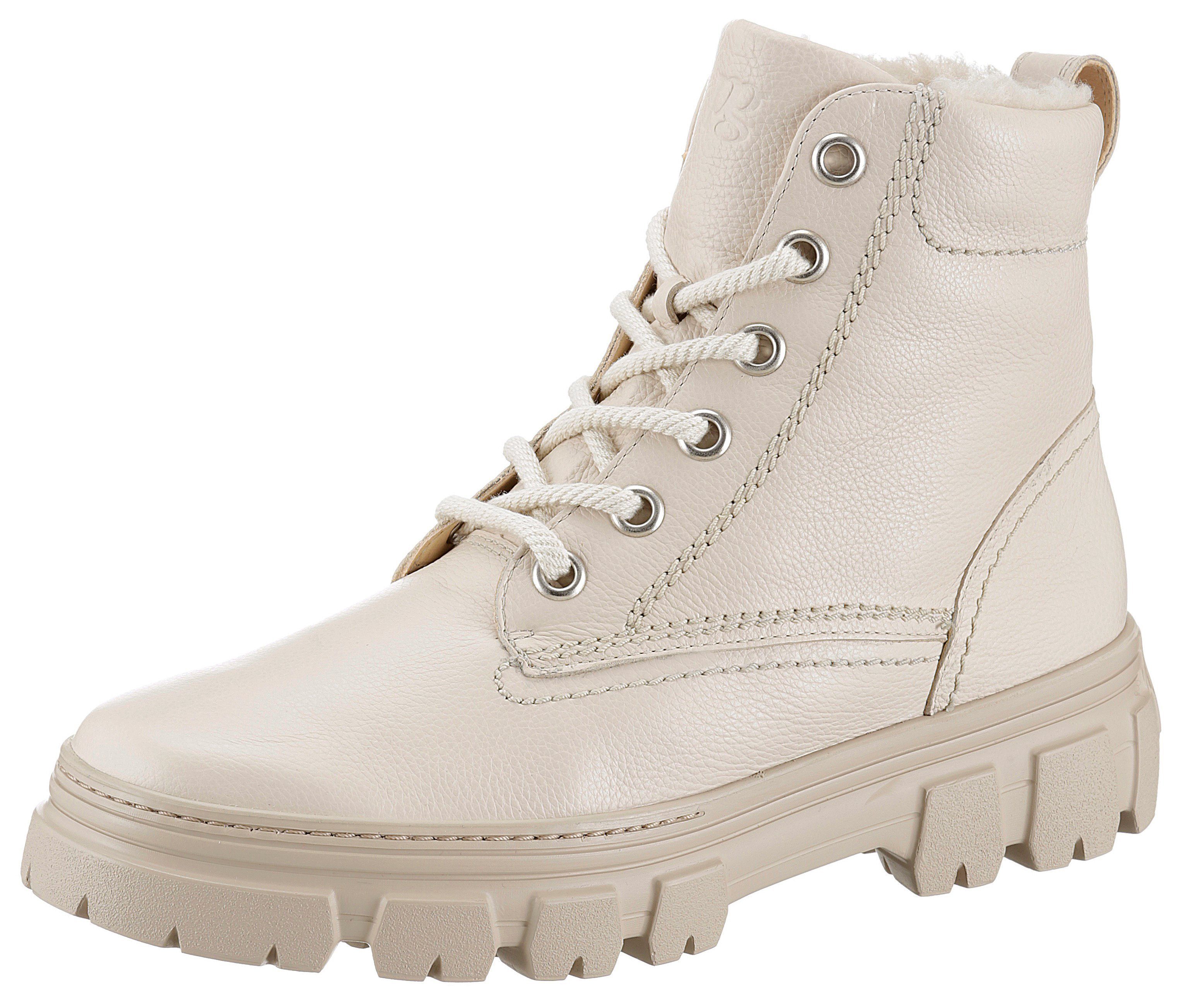 beige mit hell Green Laufsohle Paul Winterboots leichter