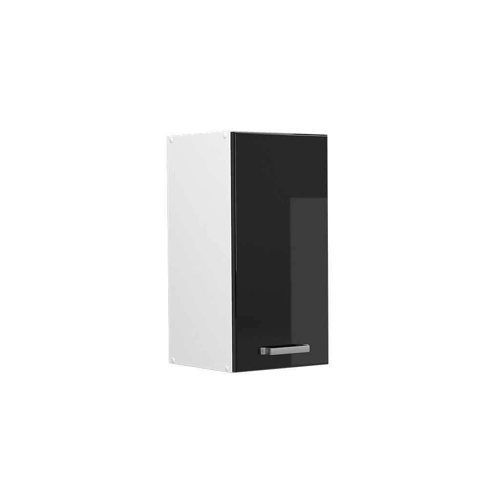 Vicco Hängeschrank R-Line, Schwarz Hochglanz/Weiß, 30 günstig online kaufen