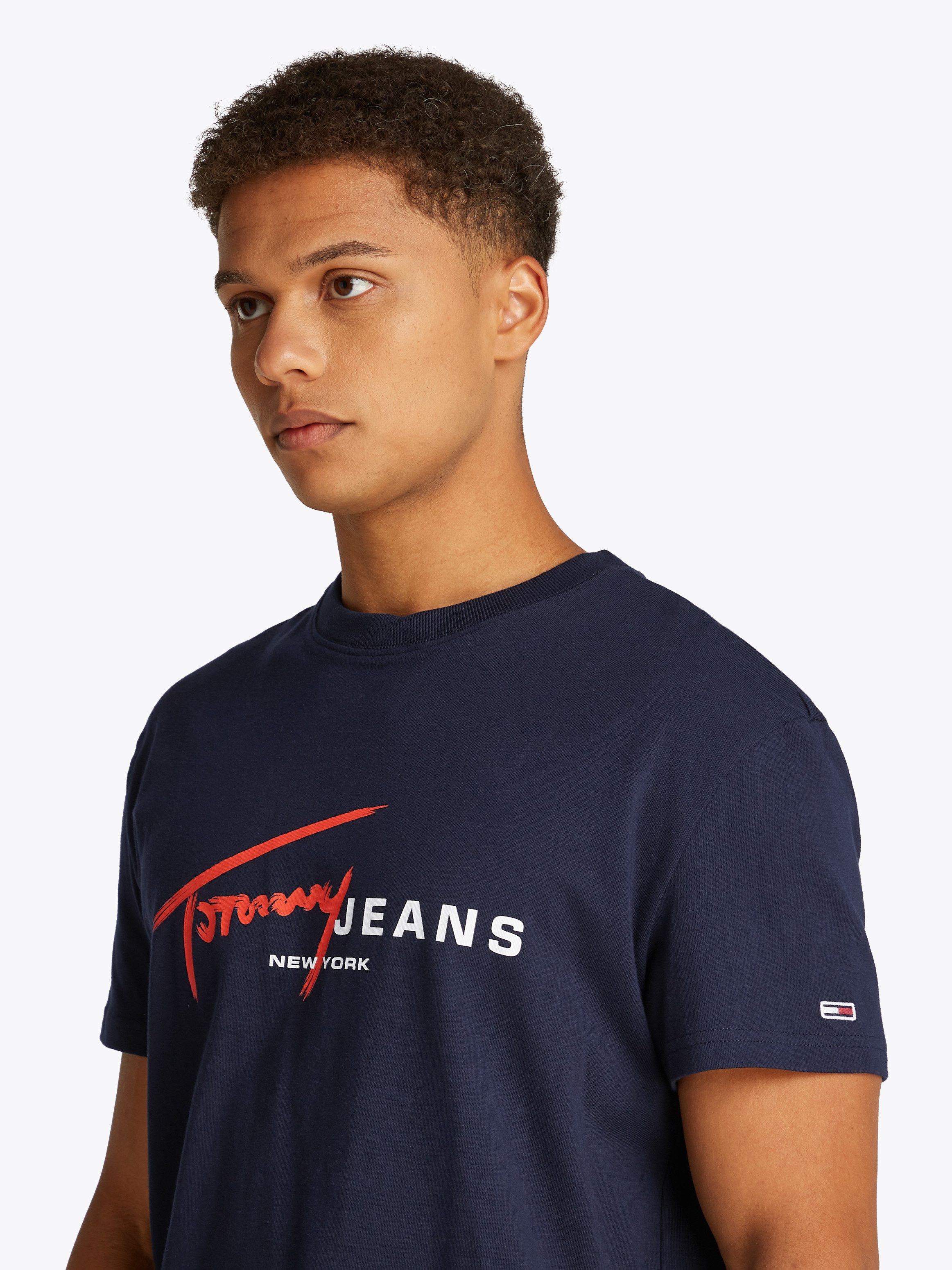 Tommy Jeans Kurzarmshirt TJM REG SIGNTR günstig online kaufen