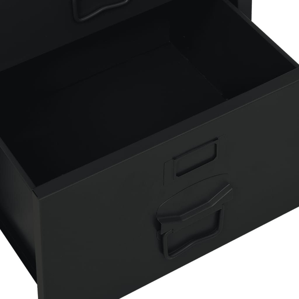 Stahl Schreibtisch Schwarz in cm), möbelando (L/B/H: aus 105x52x75 Panten