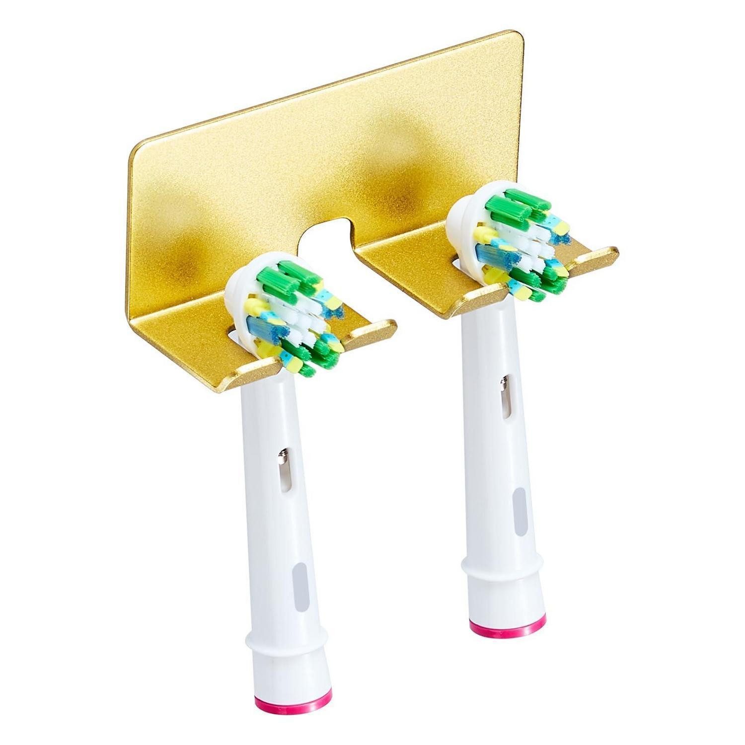 LuxusKollektion Zahnbürstenhalter Zahnbürstenhalter Wand Gold Klein, (1-St)