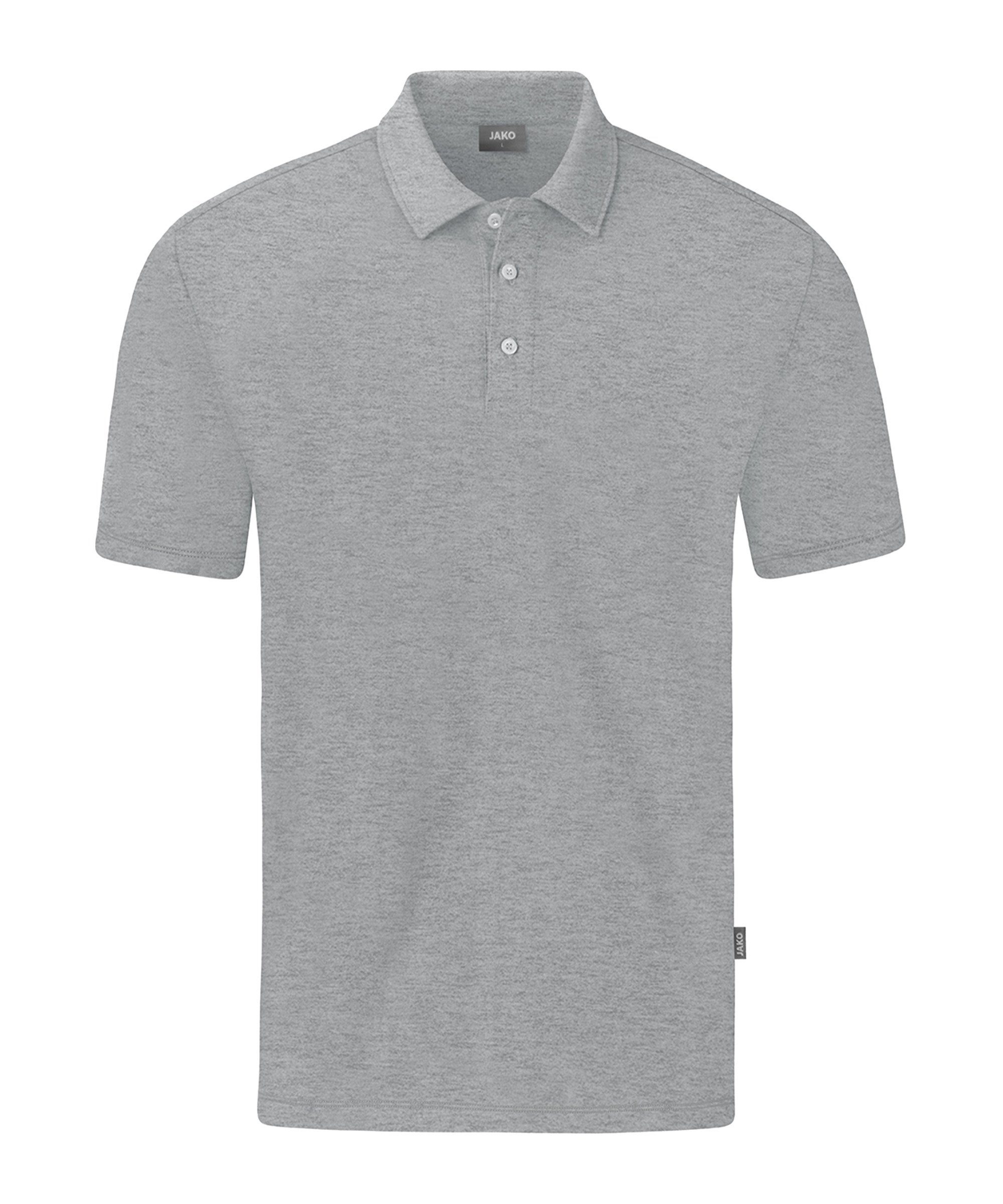 Polo Organic Jako T-Shirt Shirt Stretch default grauweiss